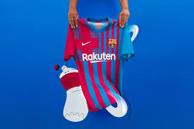 Spanish laliga spanish supercopa trofeo joan gamper club friendly uefa champions league spanish copa del rey international. Fc Barcelona Nike Celebrate 2021 2022 Home Kit Hypebeast