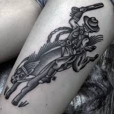 Maybe you would like to learn more about one of these? 90 Cowboy Tattoos For Men Wild Wild West Designs