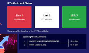 The share allotment in happiest minds ipo is likely to be finalised today.kfin technologies private limited is the registrar of the happiest minds ipo. Route Mobile Ipo Allotment Status 2020 Check Ris Kfintech Com Bseindia Com Direct Link Tnteu News