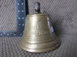 These will typically sell higher in an antique shop or private sale compared to an auction. Swiss Cow Bell 1878 Saignelegier Chiantel Fondeur 4 7 8