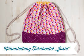 Fertig ausgedruckt und geklebt :] irgendwie hat mir aber die rech… this image has… Nahanleitung Turnbeutel Josie Freebook Frau Fadenschein