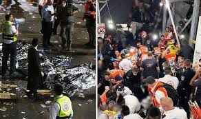 In israel, at least 44 people have been killed and around 150 others injured in a stampede at a religious gathering attended by tens of thousands. Zpvwd1d F3h Lm