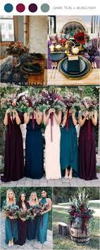 The perfect shade of blue. 22 Dark Teal And Burgundy Wedding Ideas For Fall Page 2 Hi Miss Puff