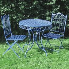 Shabby Chic Bistro Set Steel Garden Furniture Garden Table And Chairs For Two Outdoor Patio Set Outdoor Patio Decor Outdoor Patio Furniture Sets