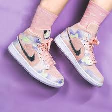 Pin On Air Jordan 1 Mid P Her Spective Cw6008 600