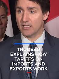 Trudeau says a 25 per cent tariff