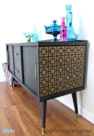 Mid Century Furniture Will Never Go Out Of Style Check This Out Delightfull Midcentury Annie Sloan Painted Furniture Furniture Makeover Stencil Furniture
