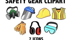Who is the creator of the safety glasses? Safety Gear Clipart Hats Masks And Protection Etsy Safety Gear Clip Art Gear Clipart