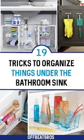 under sink organization ideas for bathroom