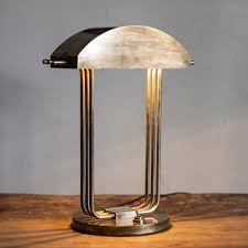 Marcel Breuer Art Deco Desk Lamp 1925 Paris Art Deco Desk Art Deco Table Lamps Art Deco Table