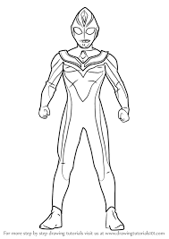 learn how to draw ultraman dyna ultraman step by step drawing tutorials