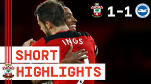 Leandro trossard, lewis dunk and che adams scored as brighton won at southampton in the premier leandro trossard's thumping finish sent brighton up to 16th and three points clear of the. 90 Second Highlights Southampton 1 1 Brighton Hove Albion Premier League Youtube