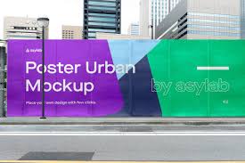 10 Urban Poster Street Mockups Psd Mockup Psd Graphic Design Portfolio Print Mockup