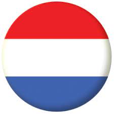 Netherlands soccer fan flag cartoon. Netherlands Country Flag 58mm Button Badge