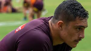 Kotoni staggs celebrates his stunning try in style. Staggs Sets Goals In Quest For Origin Jersey Broncos