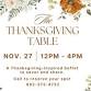The Thanksgiving Table event image