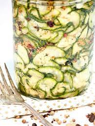 Add 2 tablespoons salt and 4 cups ice. Refrigerator Pickled Zucchini Zucchini Recipes Zucchini Pickles Pickling Recipes