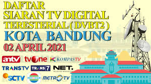 Banyak yang mencari frekuensi trans tv terbaru 2021, karena ada perubahan pada transponder lama ke tp baru. Daftar Siaran Tv Digital Teresterial Dvbt2 Kota Tegal April 2021 Youtube