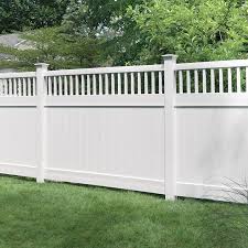 Freedom Actual 5 83 Ft X 7 84 Ft Portsmouth White Vinyl Vinyl Fence Panel 73040162 Vinyl Fence Vinyl Fence Landscaping White Vinyl Fence