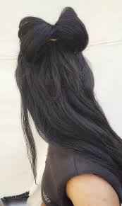 تسريحة الفيونكة تسريحة الوردة كعكة القوس كعكة شعر bow buns hair bun hairstyle hair style stylish lo bleached hair repair bun hairstyles high bun hair