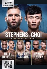 Sherdog's live ufc 263 coverage will begin saturday at 6 p.m. Ufc Fight Night 124 Stephens Vs Choi Mma Event Tapology