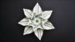 More images for how to make a flower out of a dollar bill » Easy Money Flower I Like It Origami Dollar Tutorial Diy Nprokuda Youtube Money Origami Money Flower Easy Money Origami