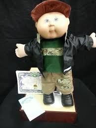 African American Black Cabbage Patch Doll Boy Xavier Roberts Cabbage Patch Kids Boy Doll Bruno Leon 2004 Red Auburn Spiky Hair Dolls Cabbage Patch Kids Boy Cabbage Patch Dolls Patch Kids
