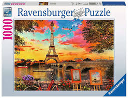 Sicherer einkauf kostenlose retoure kauf auf rechnung 0% finanzierung Ravensburger Puzzle Paris Eiffelturm 1000teile Puzzle 1000 Teile