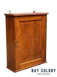 Maybe you would like to learn more about one of these? 19th C Antique Victorian Tiger Oak Wall Hanging Medicine Cabinet Ebay