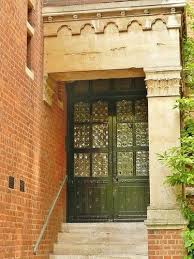 It was dark,' he says. Front Door Of Jimmy Page S Medieval Home In London The Tower House Medieval Home World Of Interiors Tower House