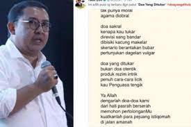 Dokumentasi video kegiatan fadli zon. Fadli Zon S Poetry Returns To Controversy Cidiss