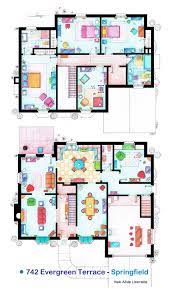 Haus für 2 personen grundriss. Grundriss Haus Der Simpsons Grundriss Haus Bodenbelag Haus Grundriss