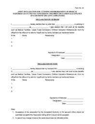 Joint Declaration Form Fill Online Printable Fillable Blank Pdffiller