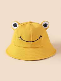 Frog Eyes Fisherman Hat In 2021 Frog Hat Outfits With Hats Frog Bucket Hat