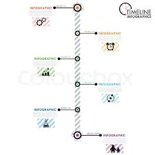Finally, choose the look and feel from a set of professional designs. Minimal Infographics Timeline Template Stock Vector Colourbox