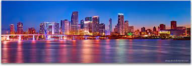Miami Skyline 1 Panel David Balyeat Photography Store Miami Skyline Skyline Photography Store