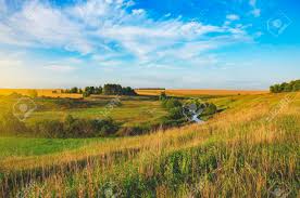Fields of the wood is a religious park of more than 200 acres in cherokee county, north carolina, owned by the church of god of prophecy. Beautiful Summer Landscape With Green Hills Fields And Woods Stock Photo Picture And Royalty Free Image Image 110002433