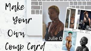Create a personalised card for free. Make Your Own Model Comp Card Frameambition Youtube