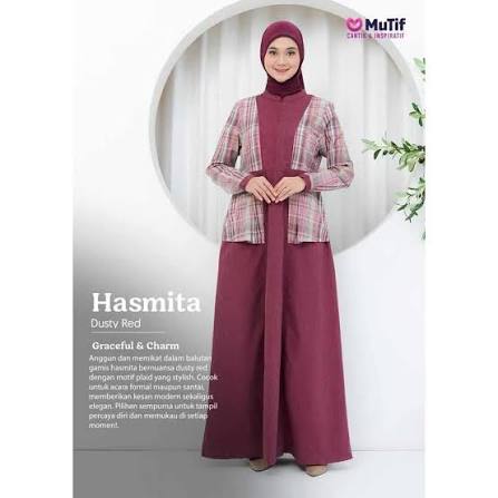 MUTIF HASMITA DUSTY RED
