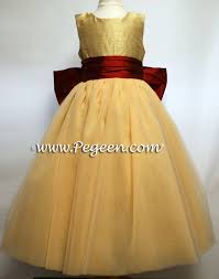 Pin By Pegeen Com Flower Girl Dresses On Yellow Flower Girl Dresses Red Flower Girl Dresses Yellow Flower Girl Dresses Gold Flower Girl Dresses