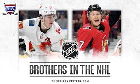 6 ft 2 in (188 cm) weight. Brothers In The Nhl