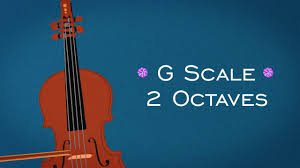 G Major Scale Two Octaves For Violin