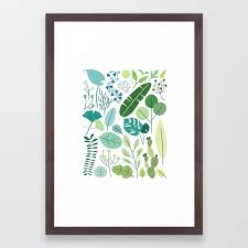 Botanical Chart Framed Art Print