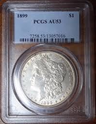 1899 Morgan Dollar Pcgs Au 53 Tough Date Us Coins Coins