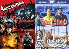Amazon Com Gangsta Flow Of Words And Music 6 Movie Bundle Boyz N The Hood Baby Boy Juice Hustle Flow Tupac Ressurection And Get Rich Or Die Tryin Dvd Collection Movies