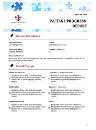 The templates can be adapted for use in the practice, the idea is to ensure the nursing care is structured and documented and useable for everyone involved in the care of the patient. Patient Progress Report Template Pdf Templates Jotform