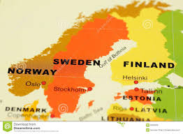 Західні кордони швеція діліть з. Karta Norvegiya Shveciya Finlyandii Stokovoe Foto Izobrazhenie Naschityvayushej Evropa Kartovedenie 6838506
