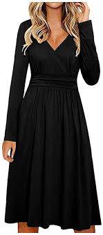 David's bridal exclusive by city triangles polyester, spandex back zipper; Amazon Com Dresses For Women Casual Summer Women S Long Sleeve V Neck Plus Size Skater Dress Part Swing Party Wedding Dress With Pockets Clothing