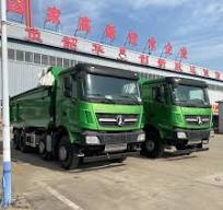 China Low Price Diesel Power 375HP Used Beiben Truck 6x4 Dump Truck 10  Wheels for Sales