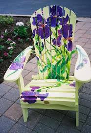 Painted Chairs For Charity The Painted Muskoka Chairs Are Done For Annual Charity Events Vintagec Painted Chairs Adirondack Chairs Painted Muskoka Chair